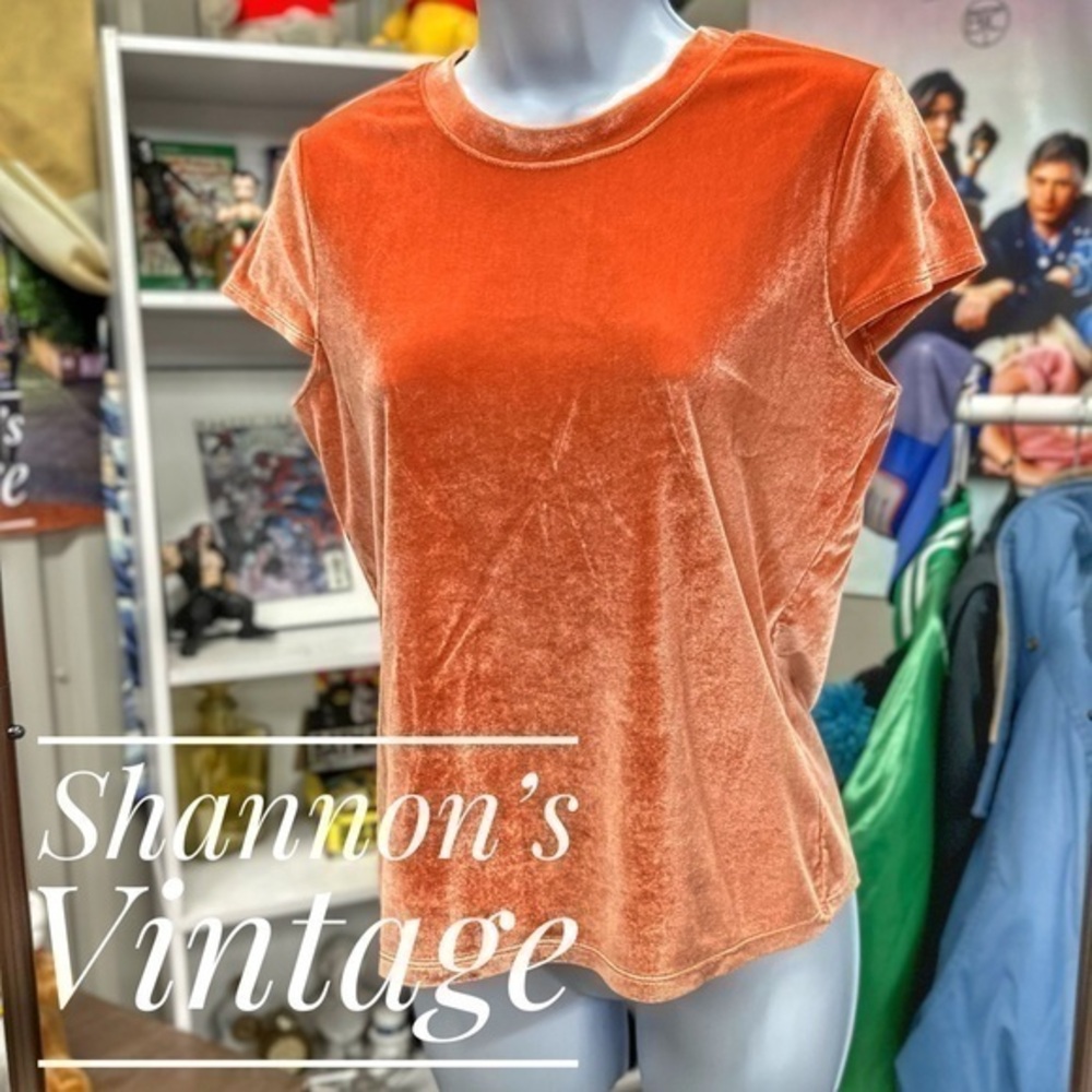 Madewell sz small velour top A19 - Picture 1 of 4